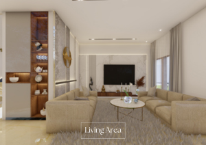 living room interior design in Bangalore